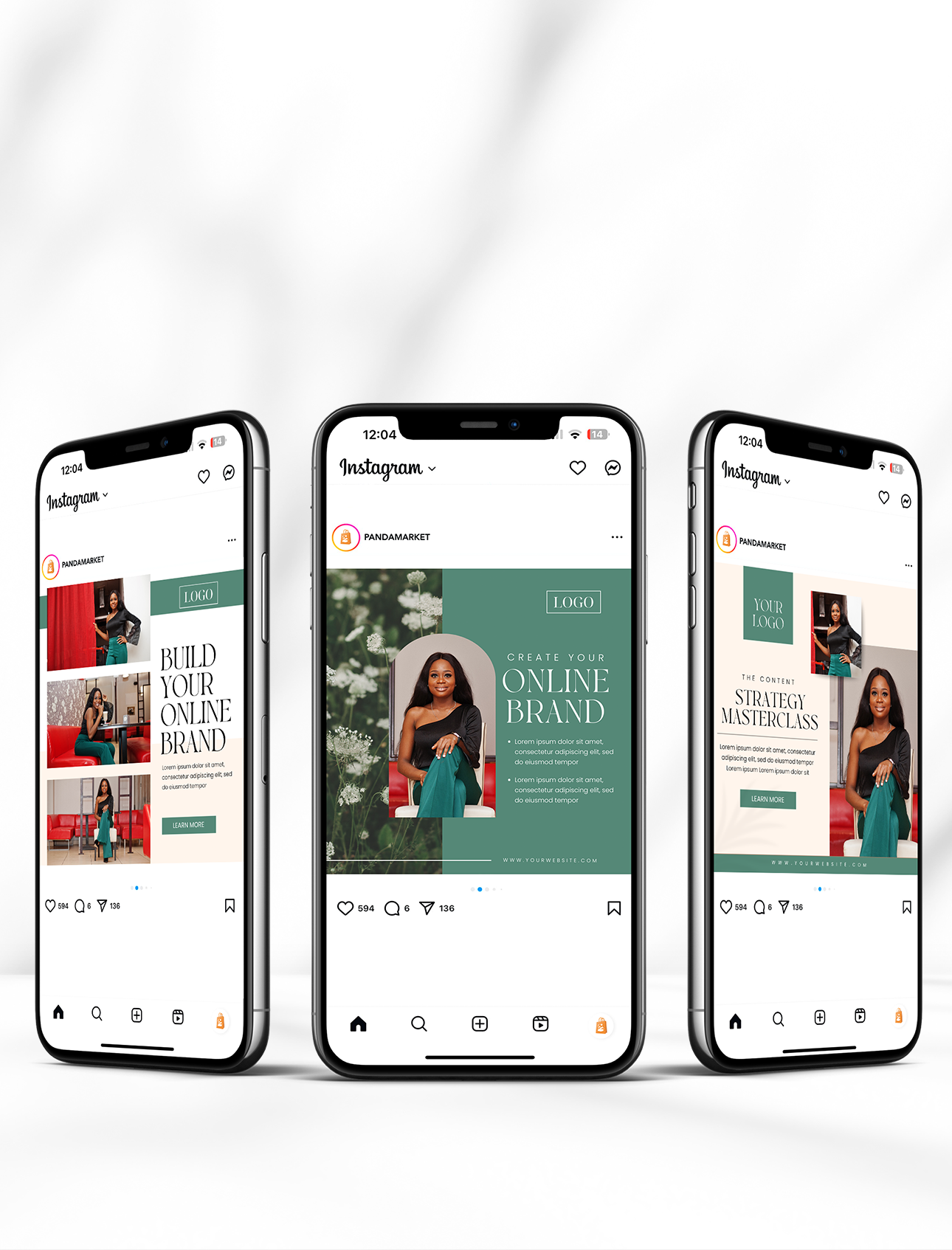 The Jade Social Media Canva Templates
