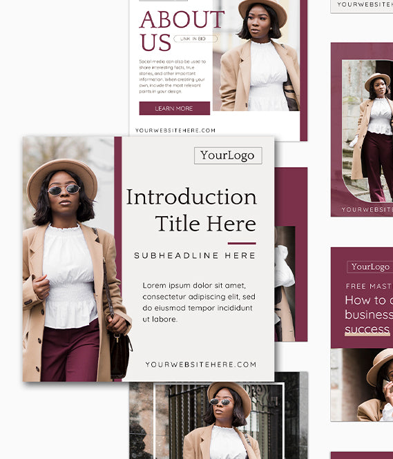 The Madam Walker Social Media Canva Templates