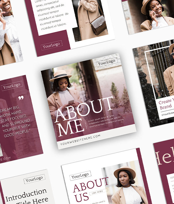 The Madam Walker Social Media Canva Templates