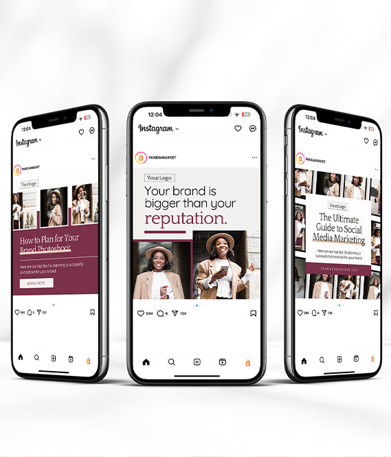 The Madam Walker Social Media Canva Templates