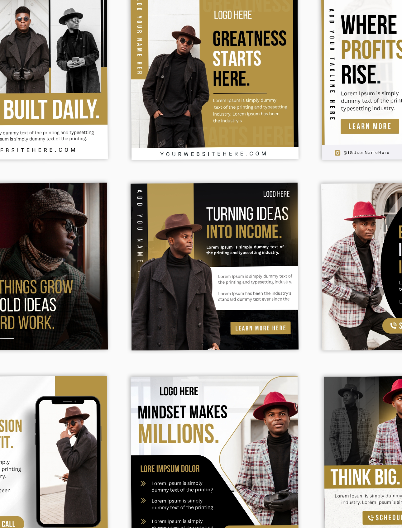 The Cooper Social Media Canva Templates