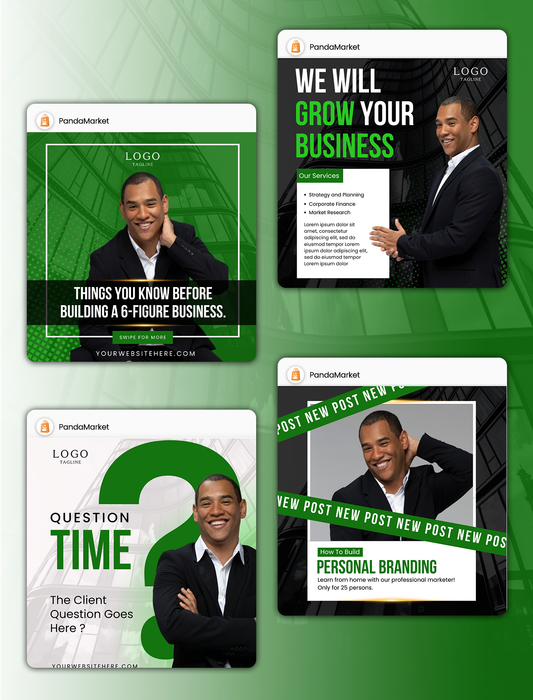 The Cory Social Media Canva Templates