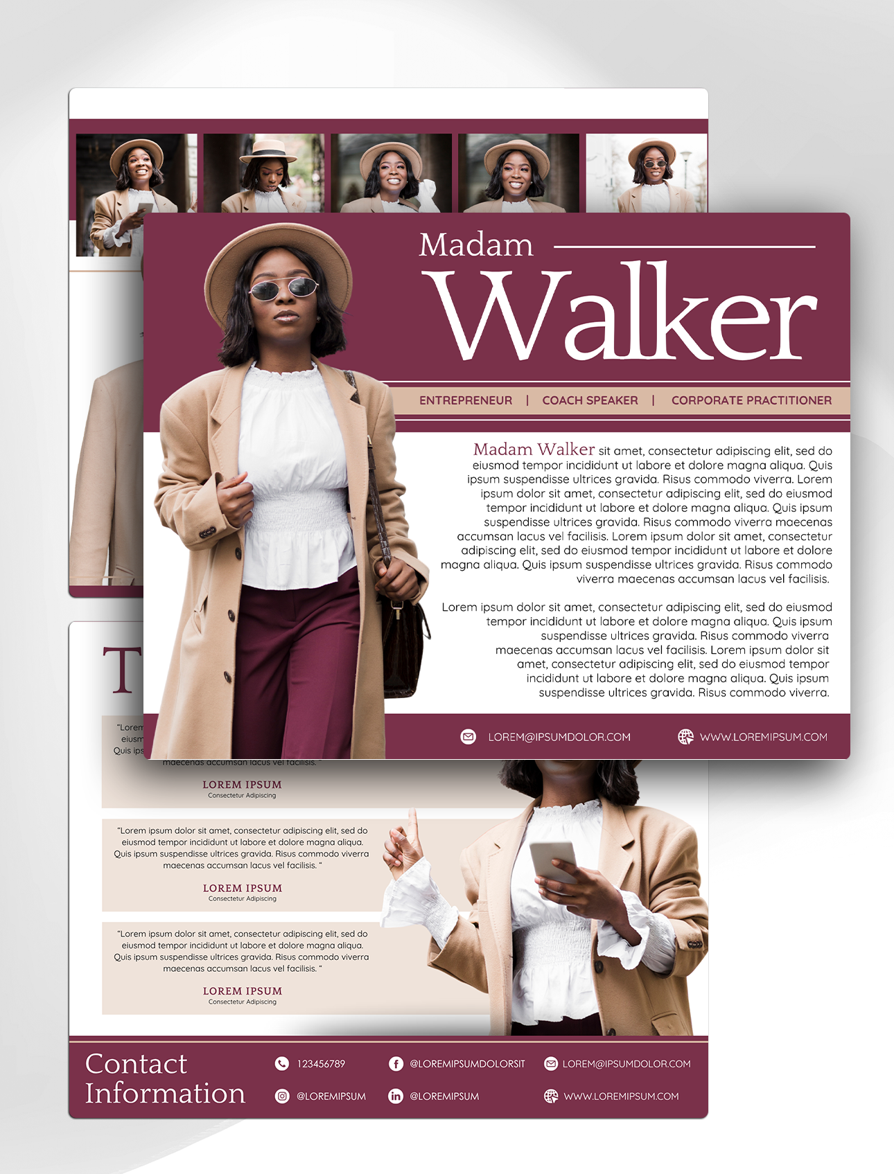 EPK Template [Madam Walker]