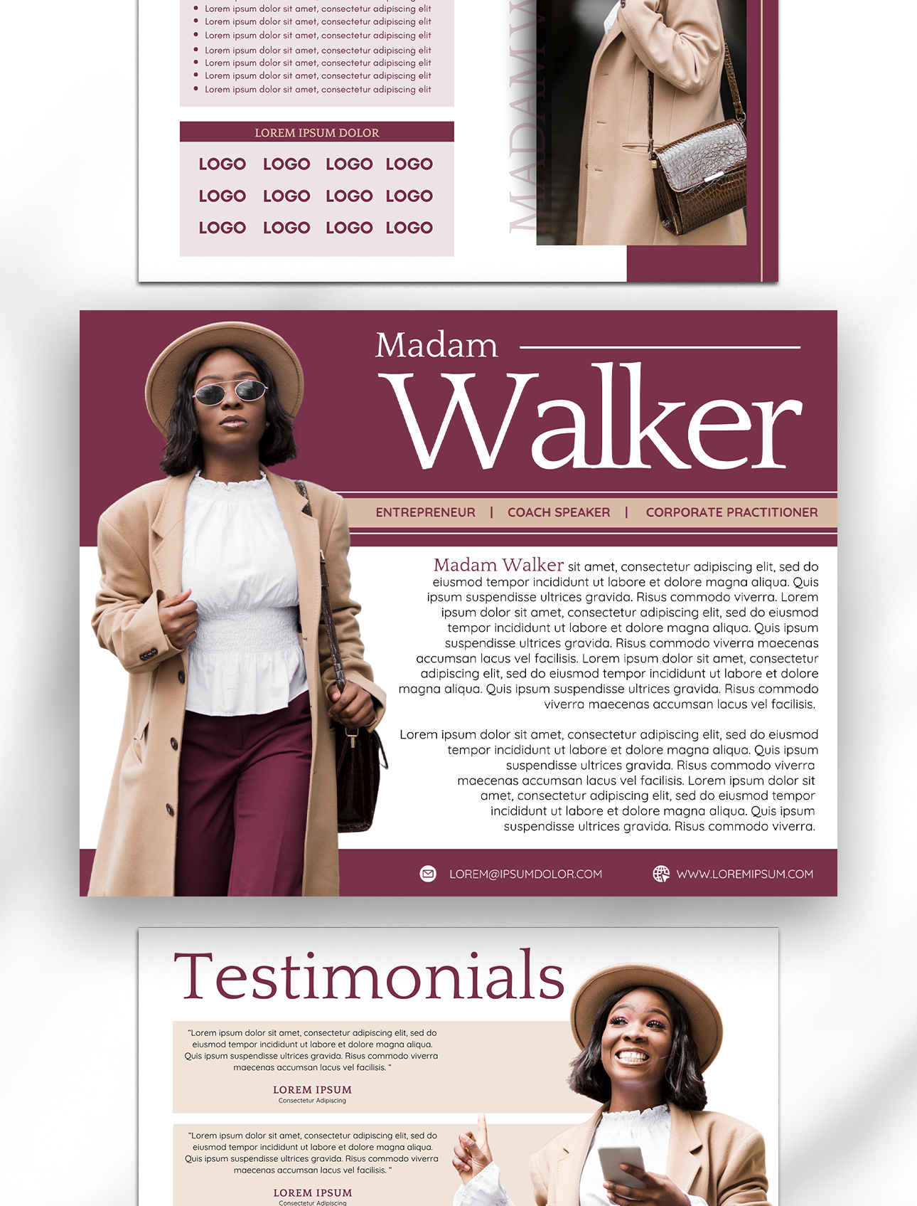 EPK Template [Madam Walker]