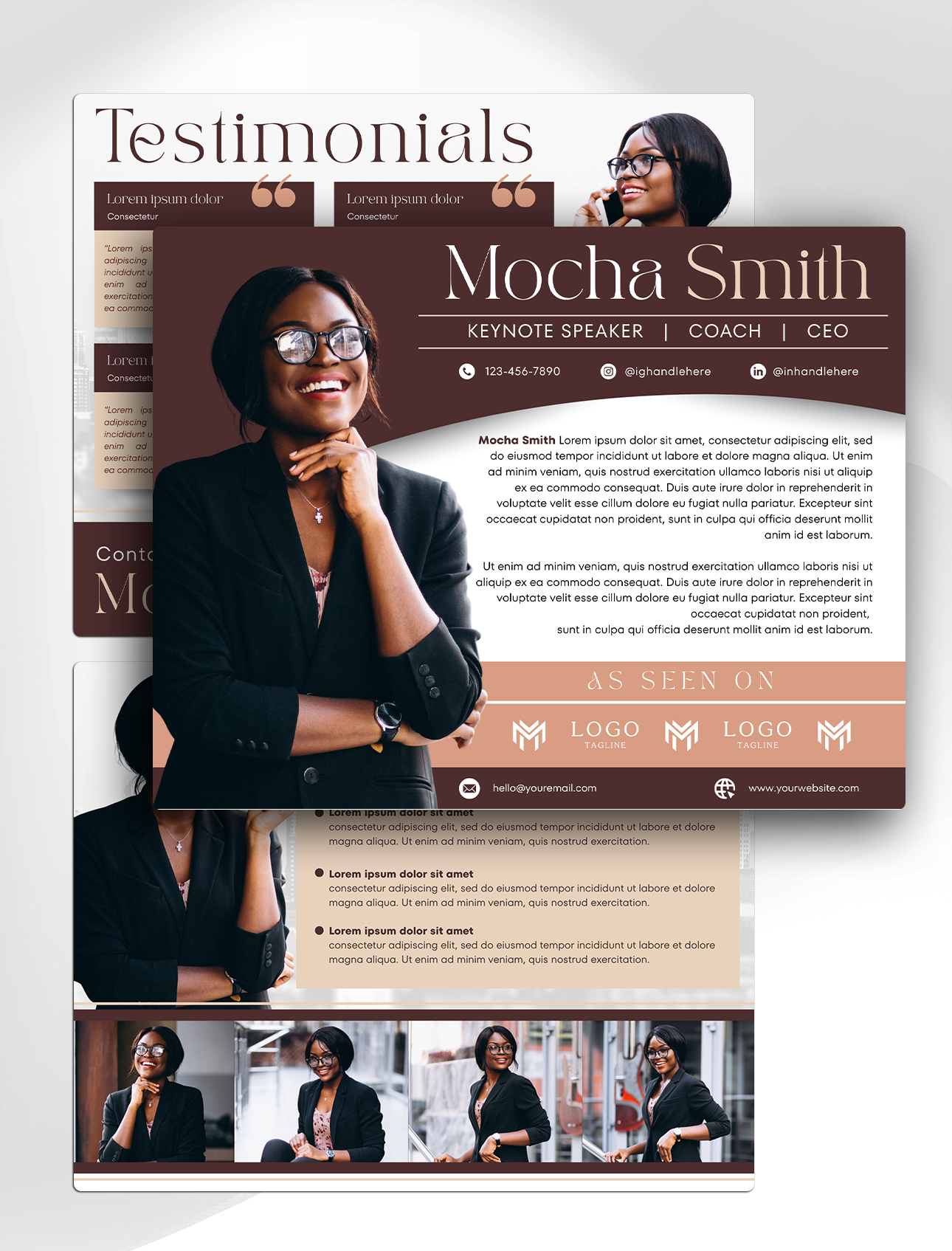EPK Template [Mocha]