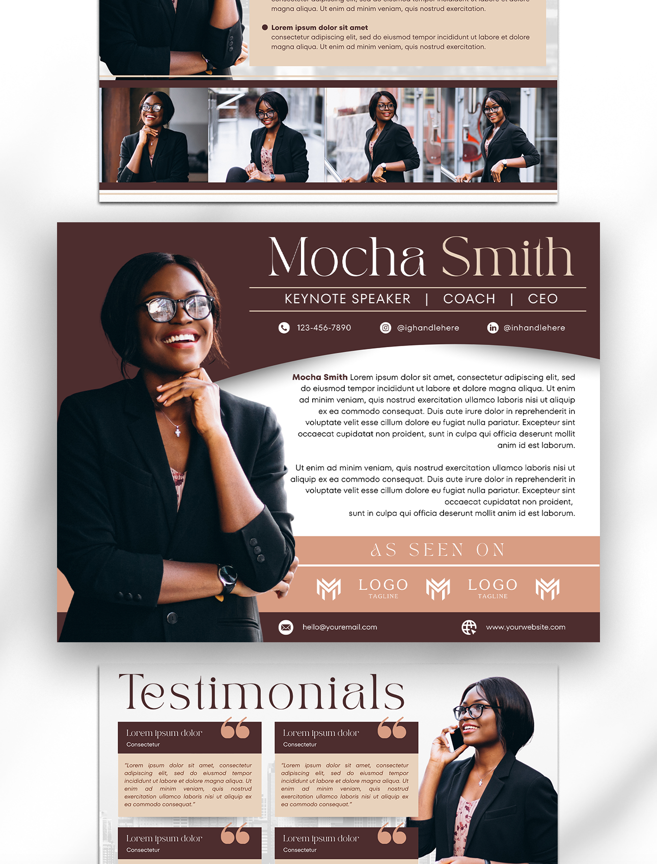 EPK Template [Mocha]