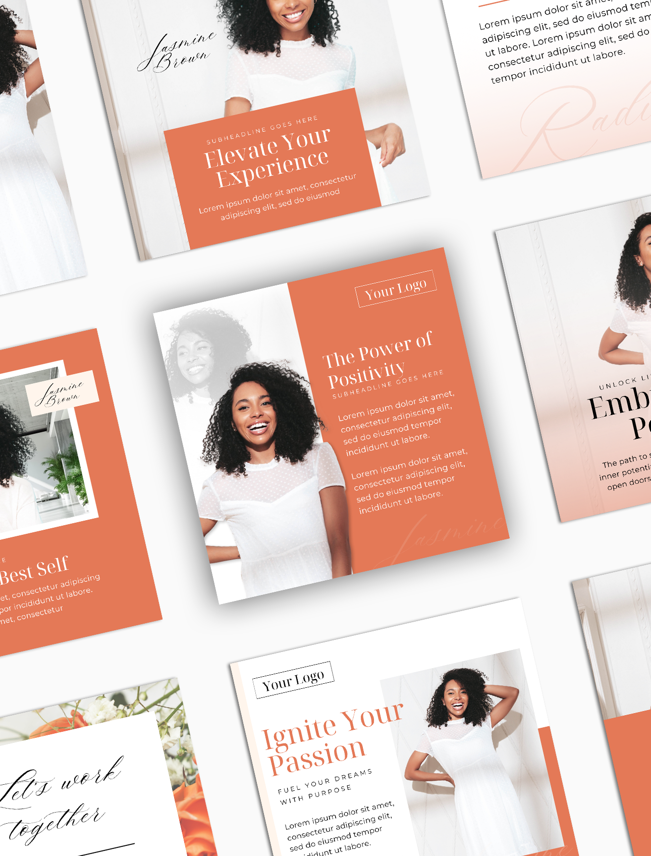 The Ella Social Media Canva Templates