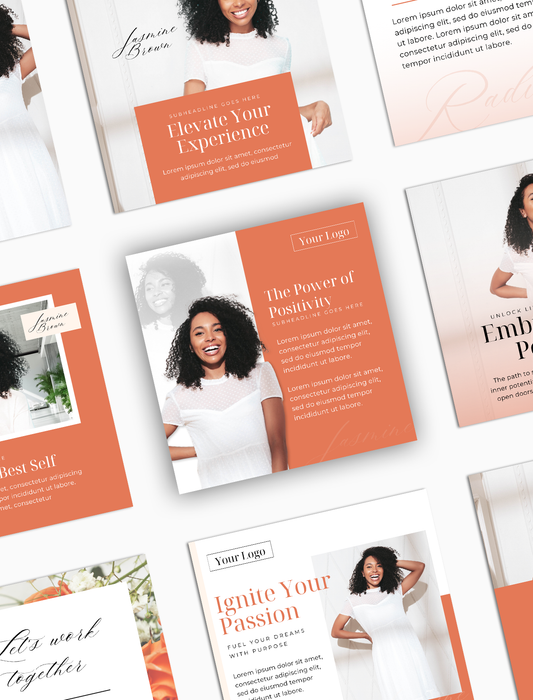 The Ella Social Media Canva Templates