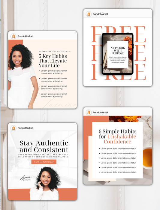 The Ella Social Media Canva Templates