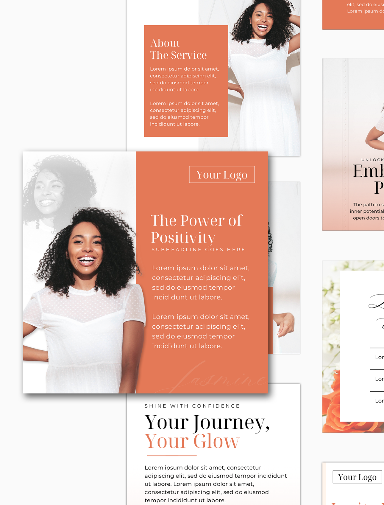 The Ella Social Media Canva Templates