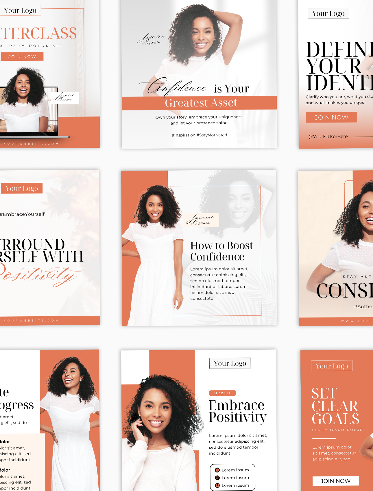 The Ella Social Media Canva Templates