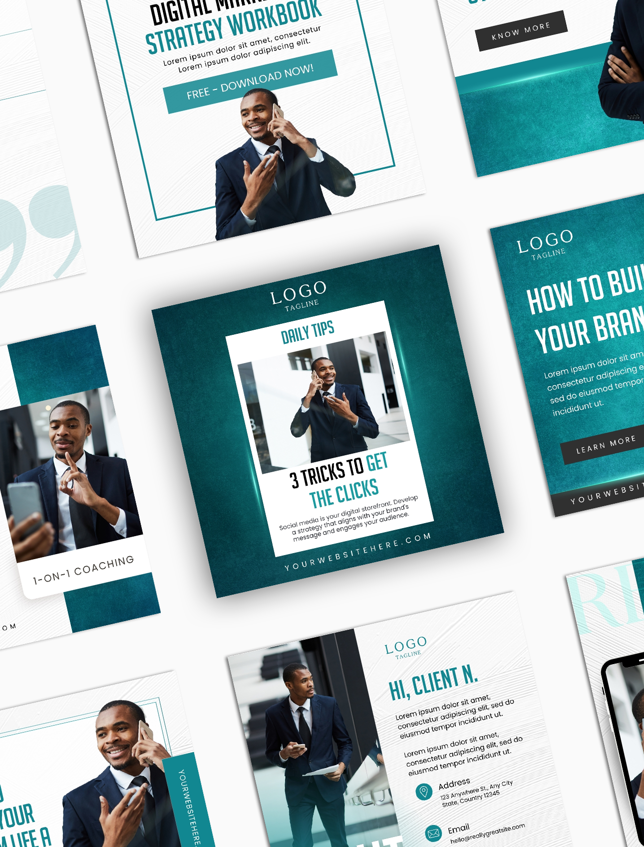 The Malcolm Social Media Canva Templates