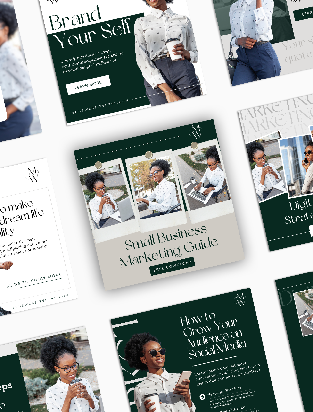 The Maxine Social Media Canva Templates
