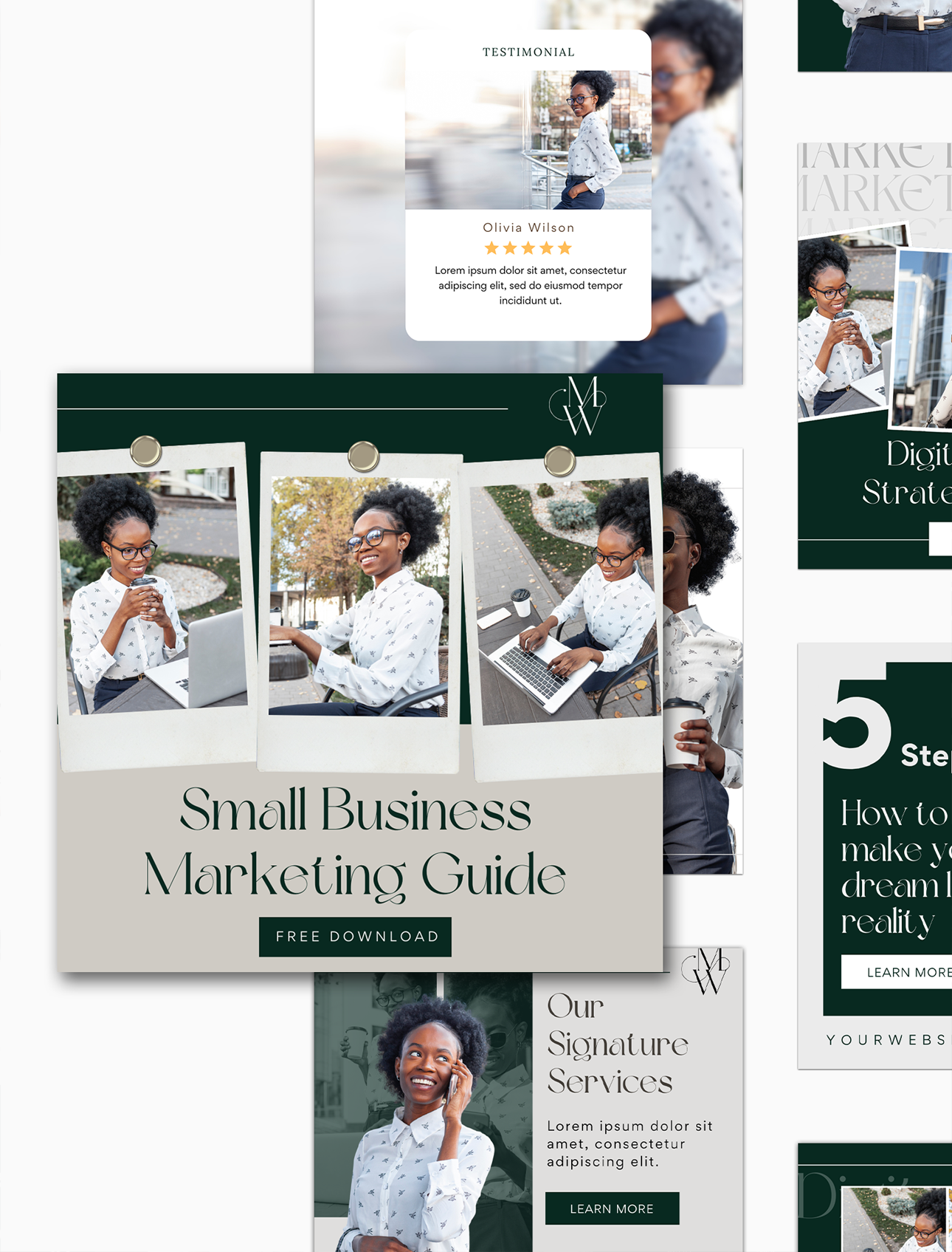 The Maxine Social Media Canva Templates