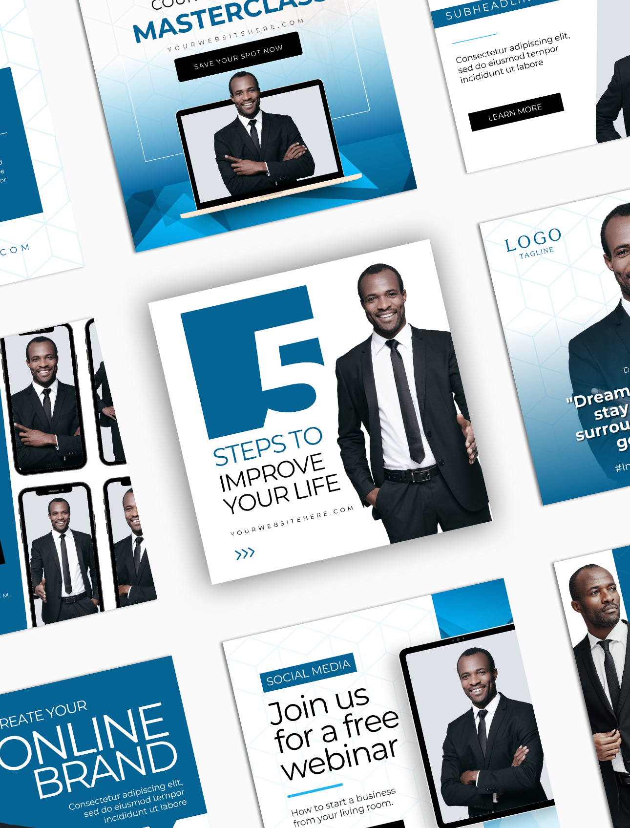 The Medgar Social Media Canva Templates
