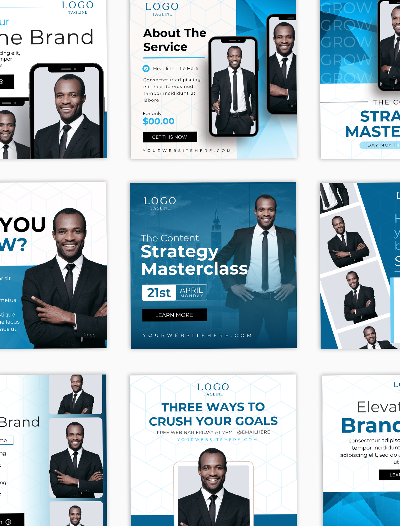 The Medgar Social Media Canva Templates