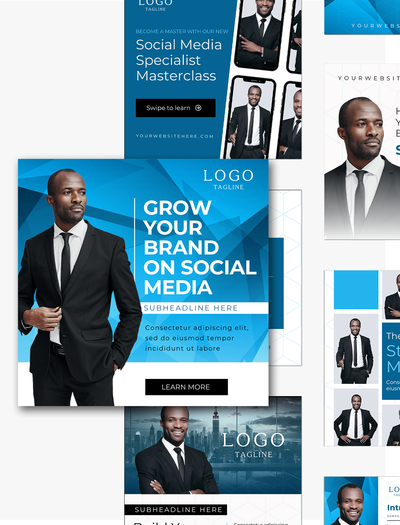 The Medgar Social Media Canva Templates
