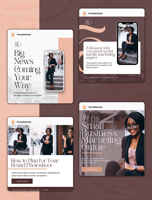 The Mocha Social Media Canva Templates