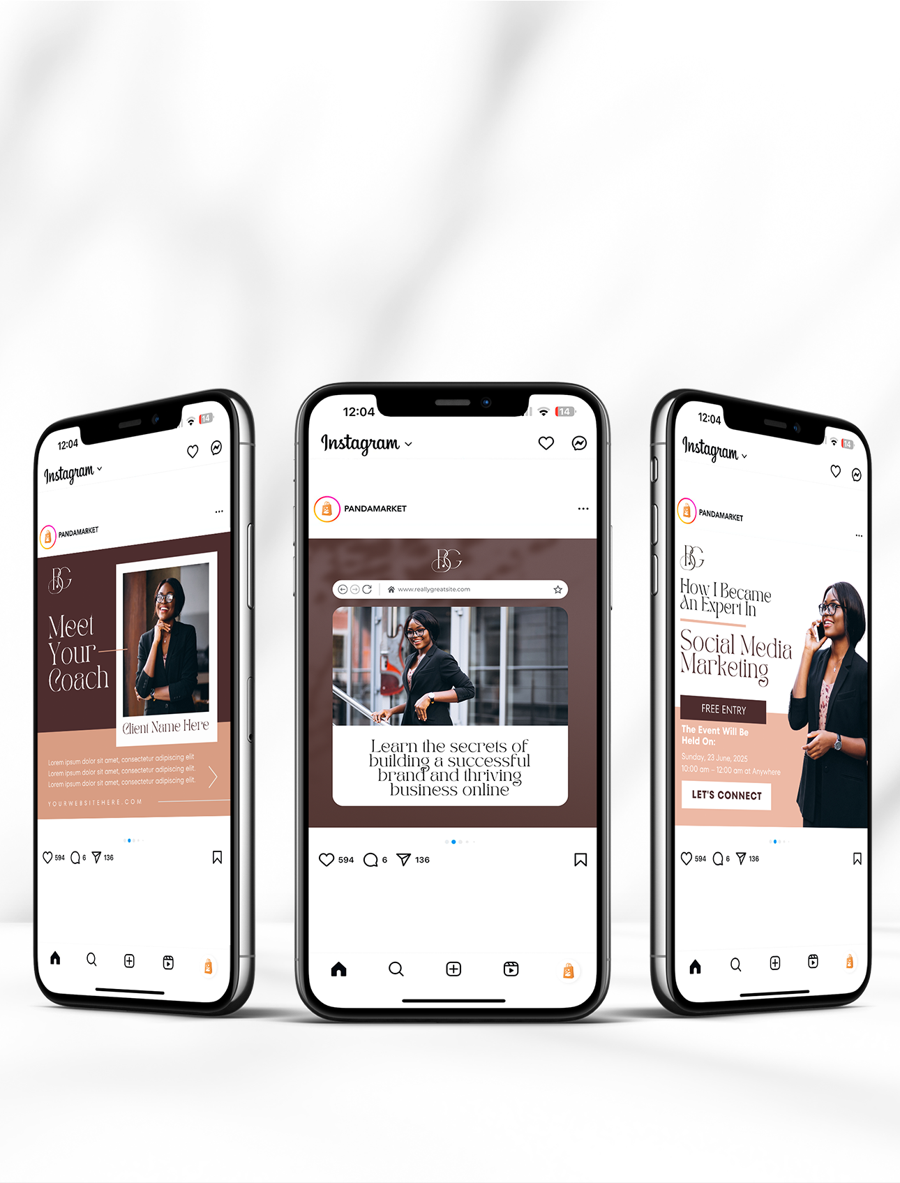 The Mocha Social Media Canva Templates