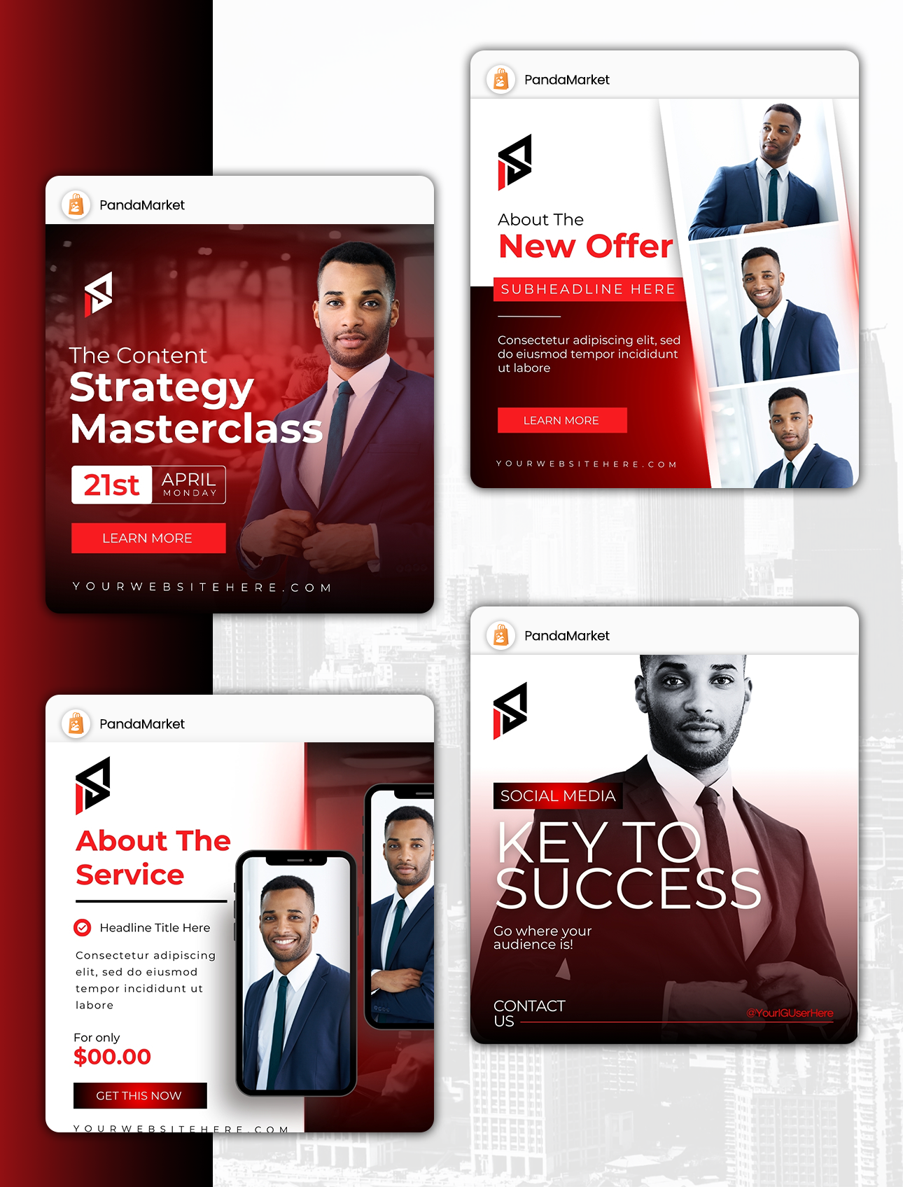 The Omari Social Media Canva Templates