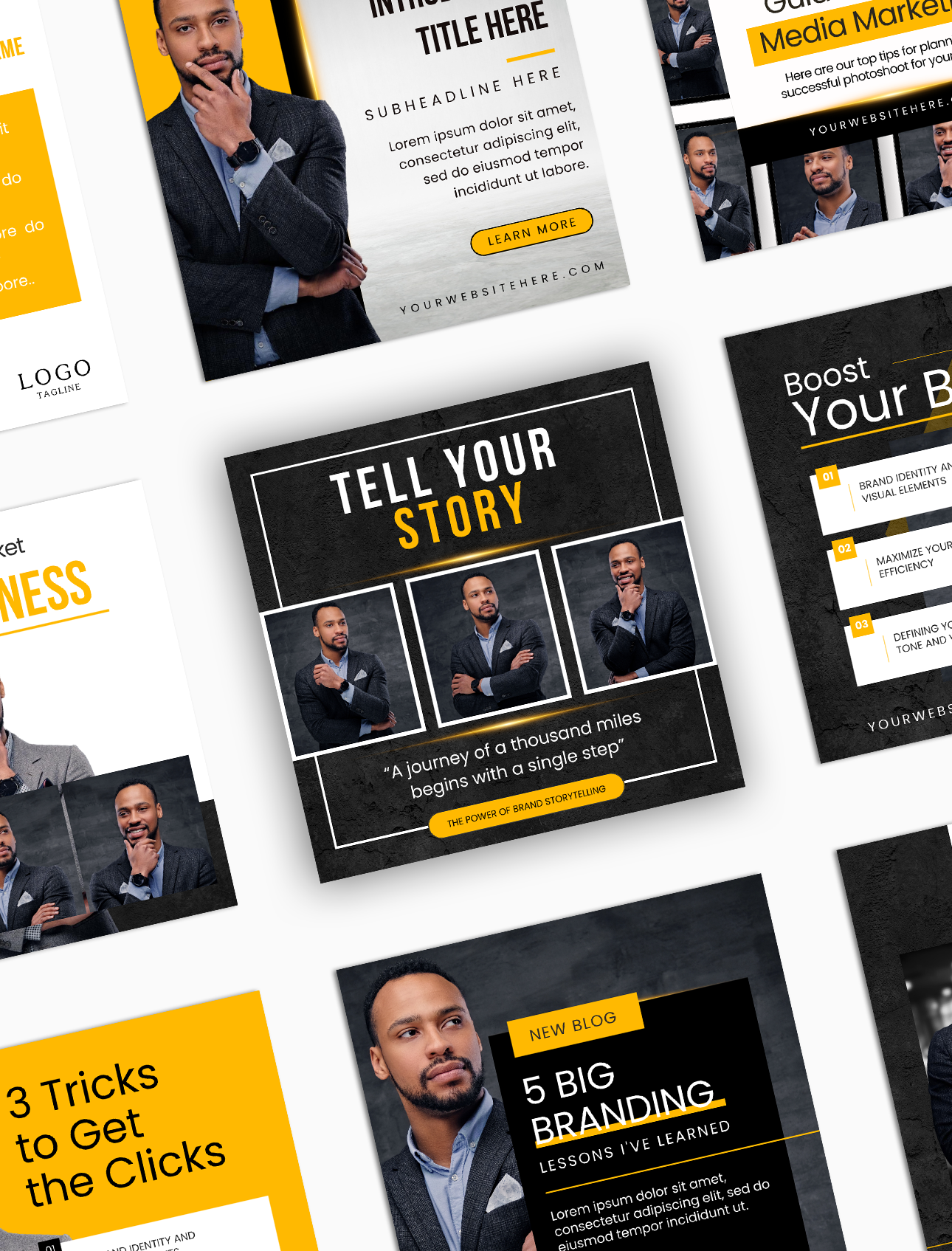 The Spencer Social Media Canva Templates
