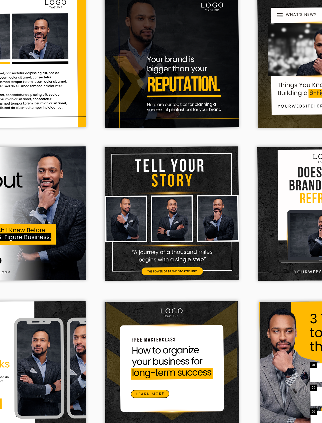 The Spencer Social Media Canva Templates