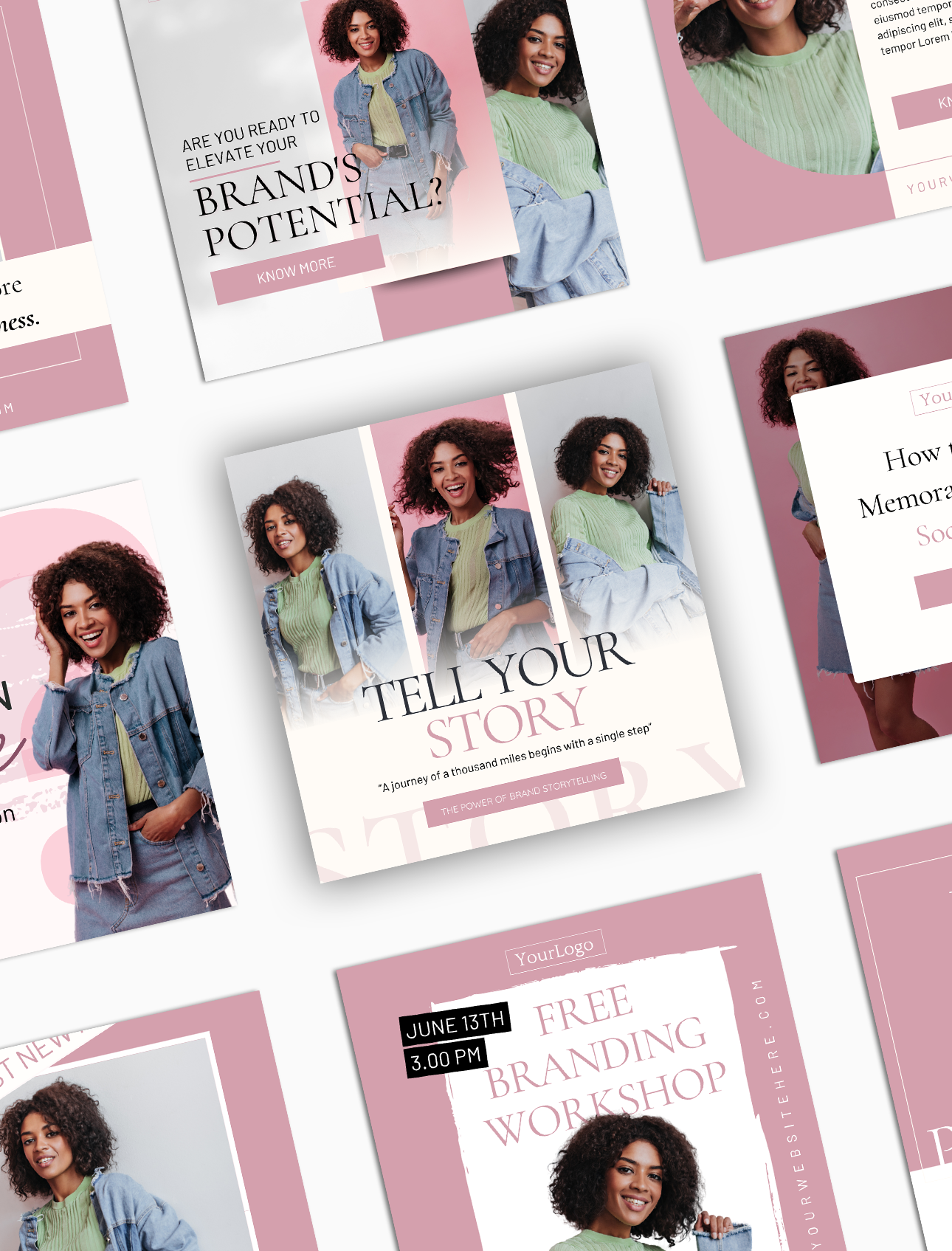 The Whitney Social Media Canva Templates