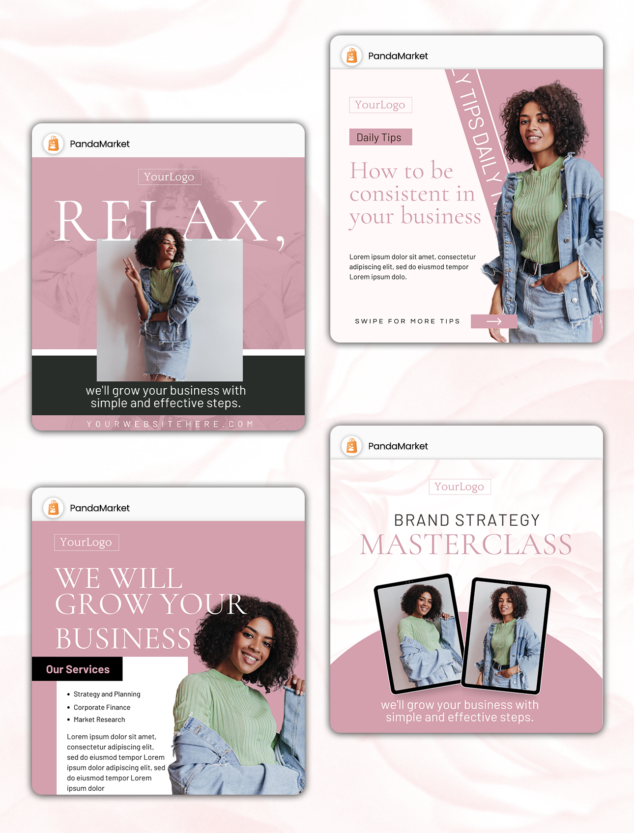 Whitney Social Media Canva Templates