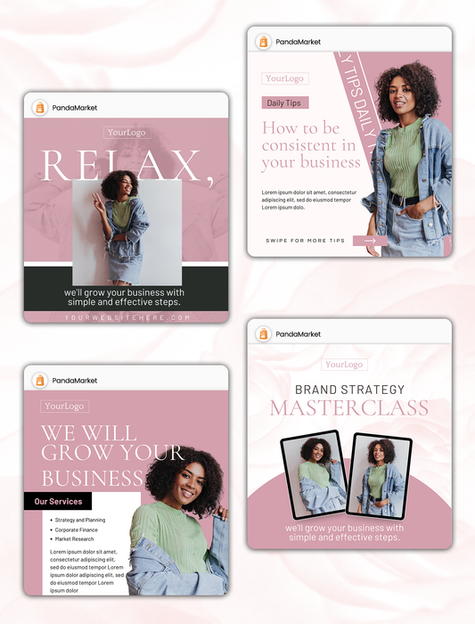 Whitney Social Media Canva Templates