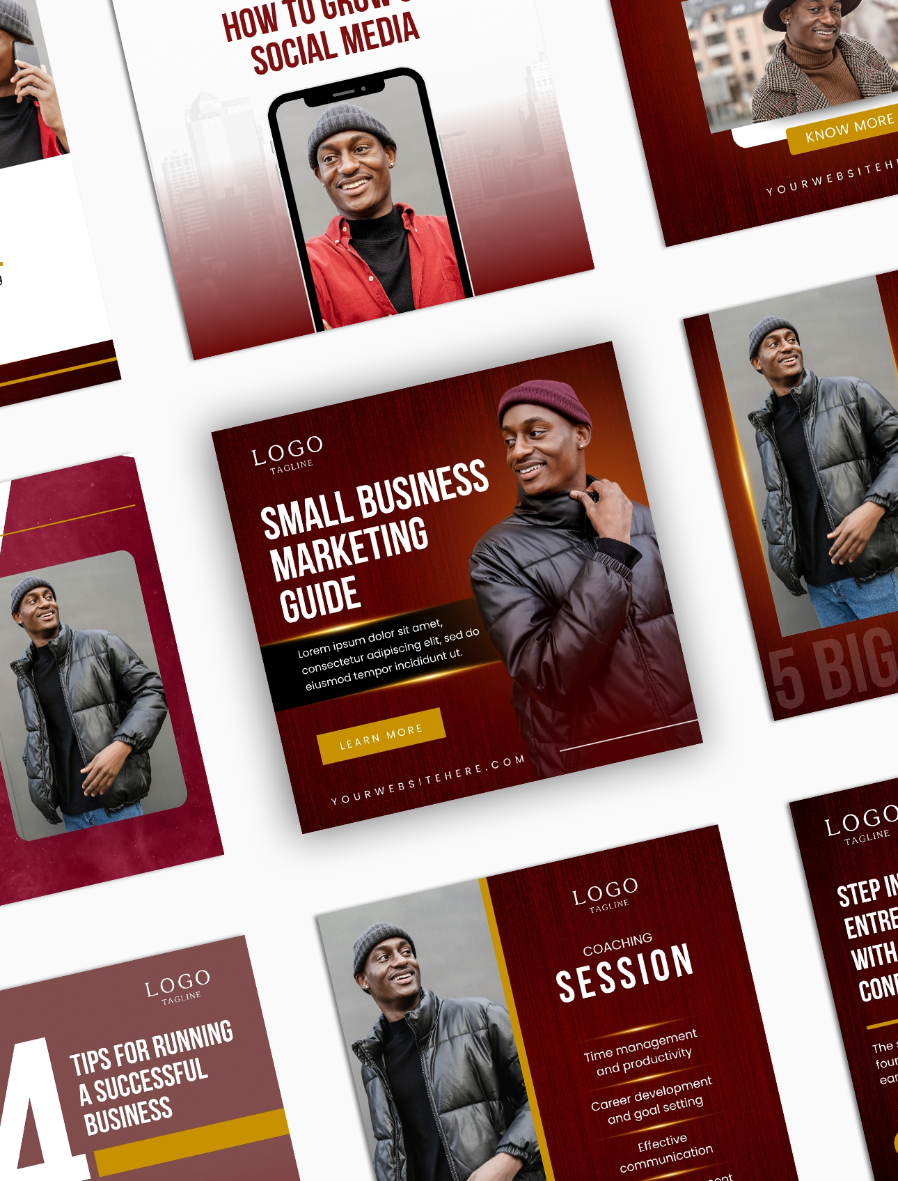 The Yamen Social Media Canva Templates
