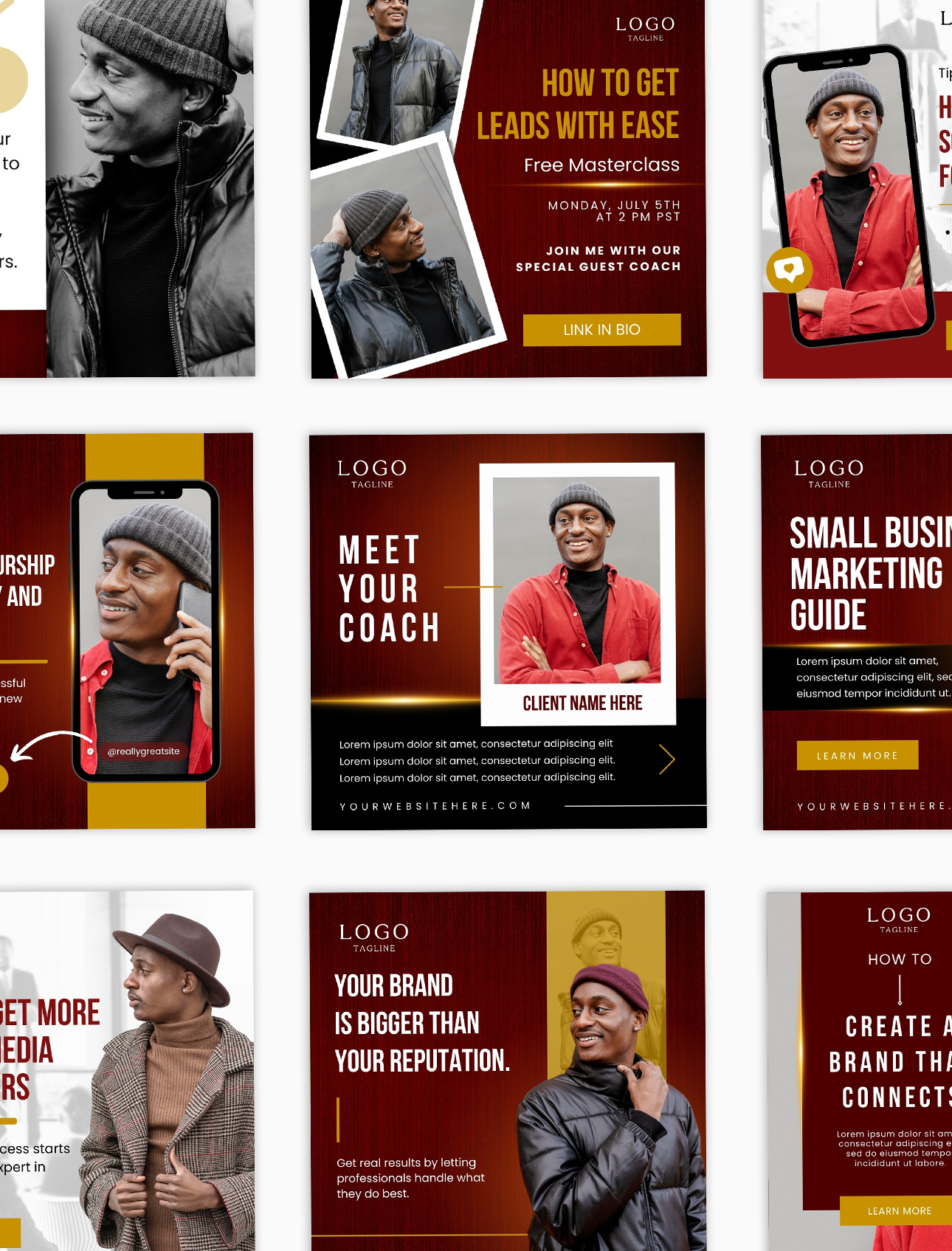 The Yamen Social Media Canva Templates