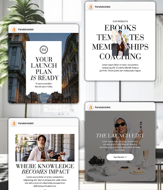 The Jasmine G Social Media Canva Templates