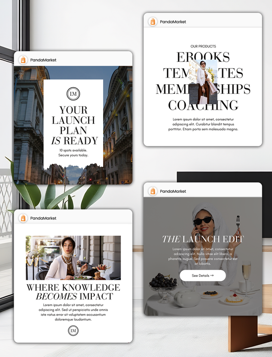 The Jasmine G Social Media Canva Templates