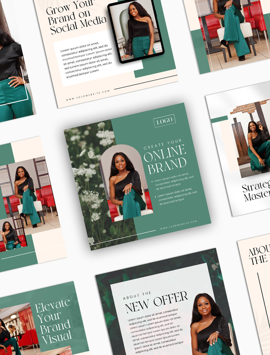 Jade Social Media Canva Templates